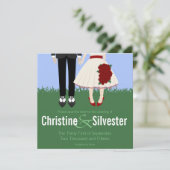 Garden Wedding, 5.25x5.25 save the date (Staand voorkant)