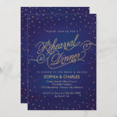 Garden Wedding Rehearsal Dinner Invitation Kaart (Voorkant / Achterkant)