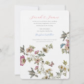 Garden Wedding Wildflowers Kaart (Voorkant)