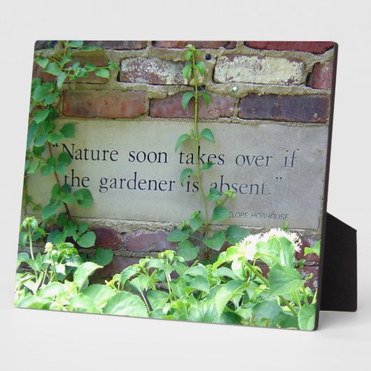 Garden Weeding Wisdom bij Inniswood Park Fotoplaat (Zijkant)