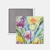 Garden Whimsy Magnet (Voorkant / Achterkant)