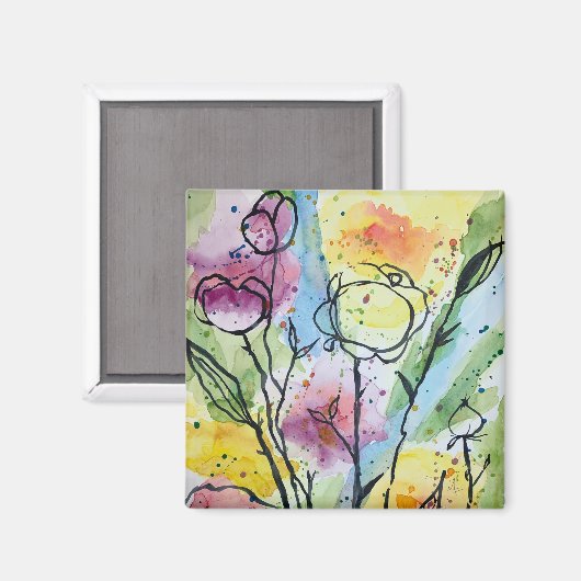 Garden Whimsy Magnet (Voorkant / Achterkant)