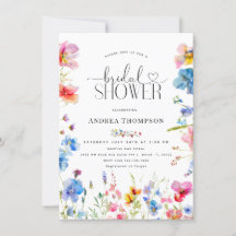 Garden Wildflower Typografie Vrijgezellenfeest