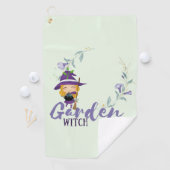 GARDEN WITCH - Personalize with text, spell, sigl Golfhanddoek (Insitu)