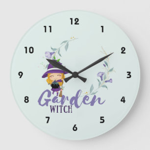 GARDEN WITCH - Personalize with text, spell, sigl Grote Klok