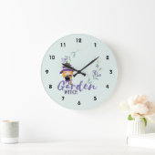 GARDEN WITCH - Personalize with text, spell, sigl Grote Klok (Huis)