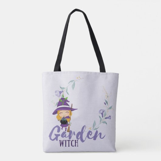 GARDEN WITCH - Personalize with text, spell, sigl Tote Bag (Achterkant)