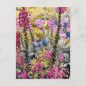 Garden with Foxgloves Briefkaart (Voorkant)