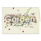 Garden Word Art Cute Funny Gardening Typografie (Voorkant Horizontaal)