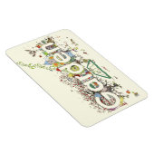 Garden Word Art Cute Funny Gardening Typografie Magneet (Rechterzijde)