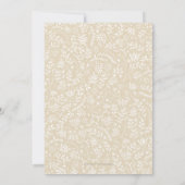 Garden Wreath Summer Solstice Invite Kaart (Achterkant)