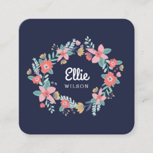 Garden Wreath Vierkante Visitekaartje
