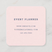 Garden Wreath Vierkante Visitekaartje (Achterkant)