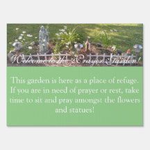 Garden Yard Sign - Jezus van de Daisies