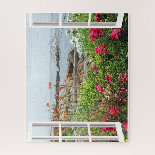 GARDEN ZEE WINDOW LIJST SCHILDERACHTIG OGUNQUIT, M LEGPUZZEL (Verticaal)