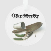 Gardener - Aanpassen met naam Ornament (achterkant)
