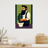 Gardener Art Print (Keuken)