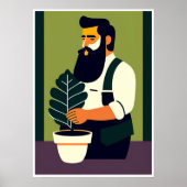 Gardener Art Print (Voorkant)