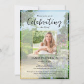 Gardener, Celebration of Life Custom Photo Funeral Kaart (Voorkant)