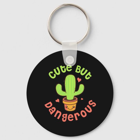 Gardener Cute, maar gevaarlijk Sleutelhanger (Voorkant)