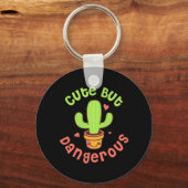 Gardener Cute, maar gevaarlijk Sleutelhanger (Voorkant)