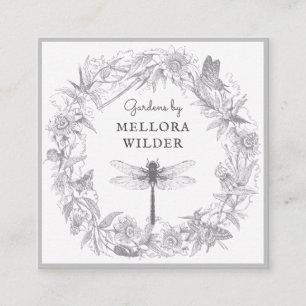 Gardener Dragonfly Floral Visitekaartje