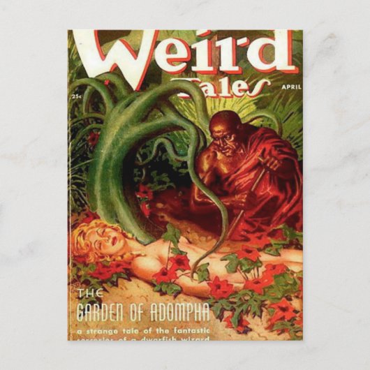 Gardener en Napping Woman Briefkaart (Voorkant)