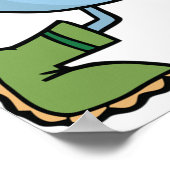 Gardener en Wielbarrow Poster (Hoek)