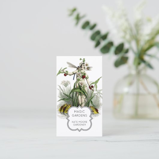 Gardener Enchanted Fairy Pond Visitekaartje (Staand voorkant)