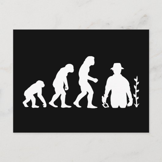 Gardener Evolution Briefkaart (Voorkant)