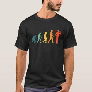 Gardener Evolution Retro Gardening Landscaper T-shirt