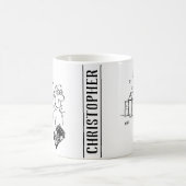 Gardener Fertilizes zijn steentjes Koffiemok (Center)