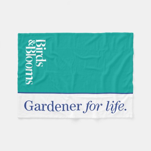 Gardener for Life Fleece Deken (Voorkant (Horizontaal))