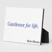 Gardener for Life Fotoplaat (Zijkant)