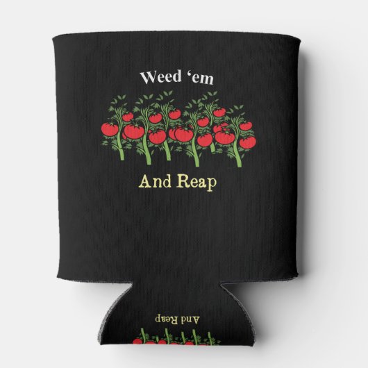 Gardener Funny Weed em en Reap Blikjeskoeler (Achterkant)