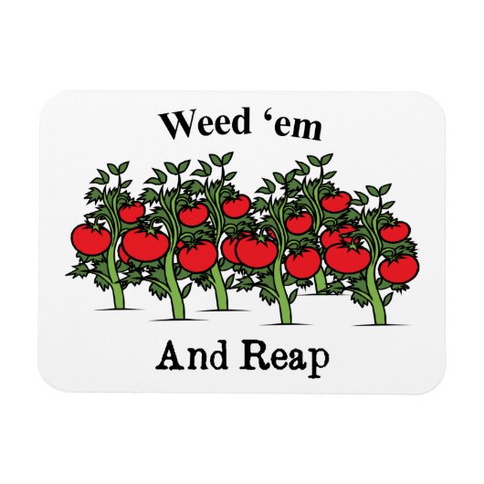 Gardener Funny Weed em en Reap Magneet (Horizontaal)