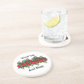 Gardener Funny Weed em en Reap Zandsteen Onderzetter (Zijkant)