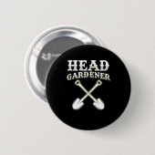 Gardener Garden Planning Gardening Flowers Ronde Button 5,7 Cm (Voorkant /achterkant)