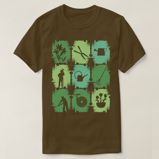 Gardener Garden Tool T-shirt (Design voorkant)