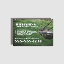 Gardener gazon zorg en onderhoud auto magneet