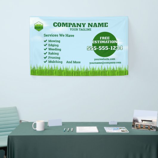 Gardener gazon zorg en onderhoud banner (Beurs)