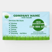 Gardener gazon zorg en onderhoud banner (Horizontaal)