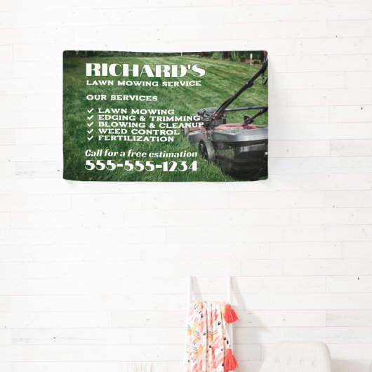 Gardener gazon zorg en onderhoud banner (Insitu)