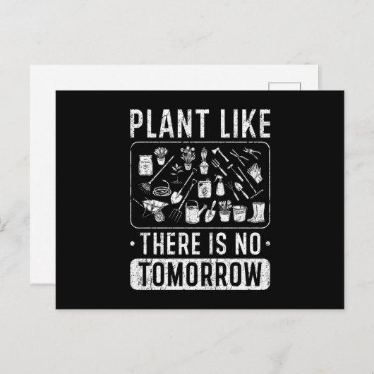 Gardener Gift Briefkaart (Voorkant / Achterkant)