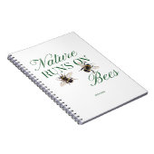  Gardener Gift Save the Bees for Eco-friendly gift Notitieboek (Rechterzijde)