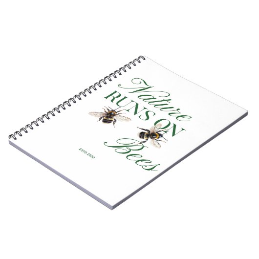  Gardener Gift Save the Bees for Eco-friendly gift Notitieboek (Linkerzijde)