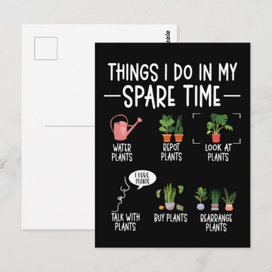 Gardener Humor Plant Whisperer Flowers Briefkaart (Voorkant / Achterkant)