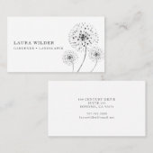 Gardener Landscaper Flowers Visitekaartje (Voorkant / Achterkant)