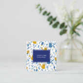 Gardener Landscaping Gardening Modern Cool Vierkante Visitekaartje (Staand voorkant)