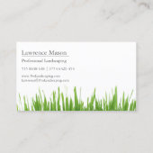 Gardener/Landscaping Grass, Foto-Visitekaartje Visitekaartje (Achterkant)